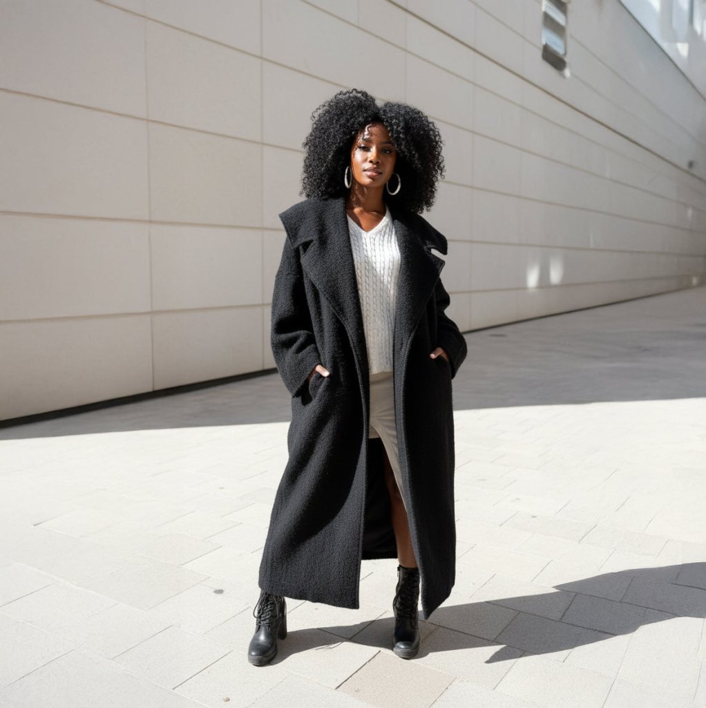Winter Loose Coat SIRI - EUG Fashion EugFashion 