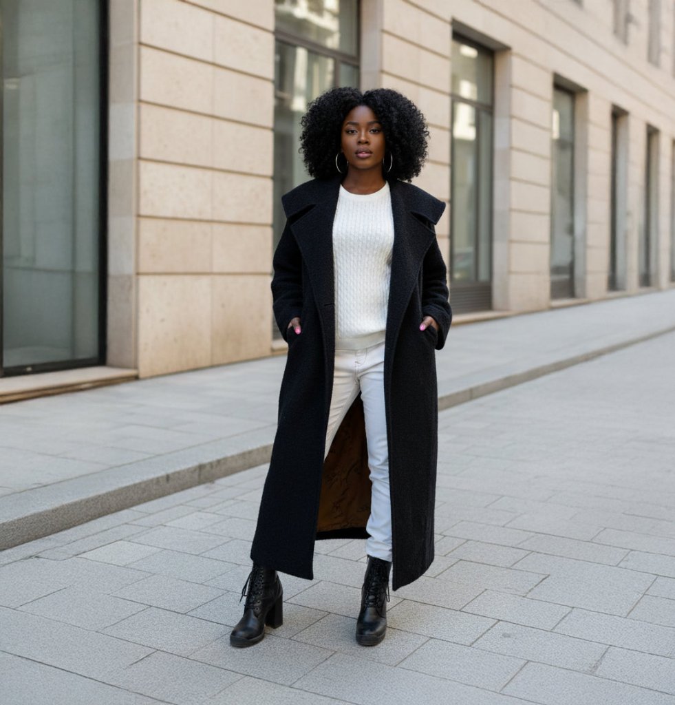 Winter Loose Coat SIRI - EUG Fashion EugFashion 