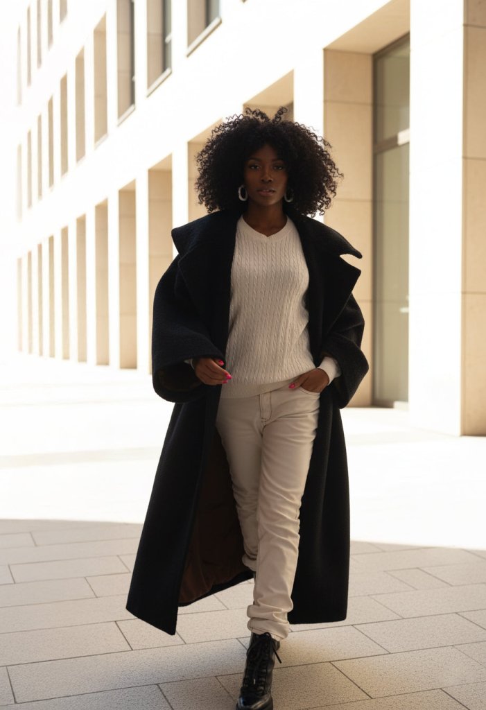 Winter Loose Coat SIRI - EUG Fashion EugFashion 