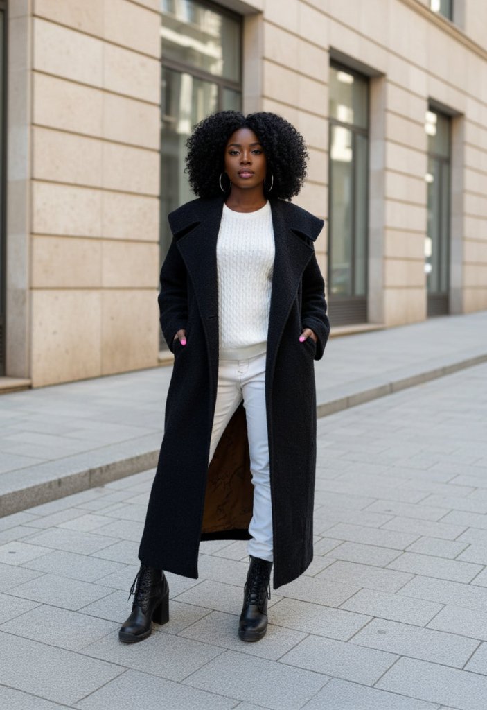 Winter Loose Coat SIRI - EUG Fashion EugFashion 