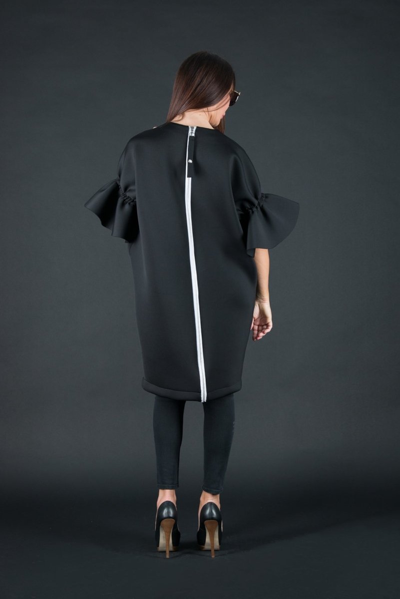 Winter Neoprene Dress ESTER BF - EUG Fashion