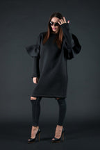 Winter Neoprene Dress ESTER BF - EUG Fashion