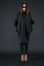 Winter Neoprene Dress ESTER BF - EUG Fashion