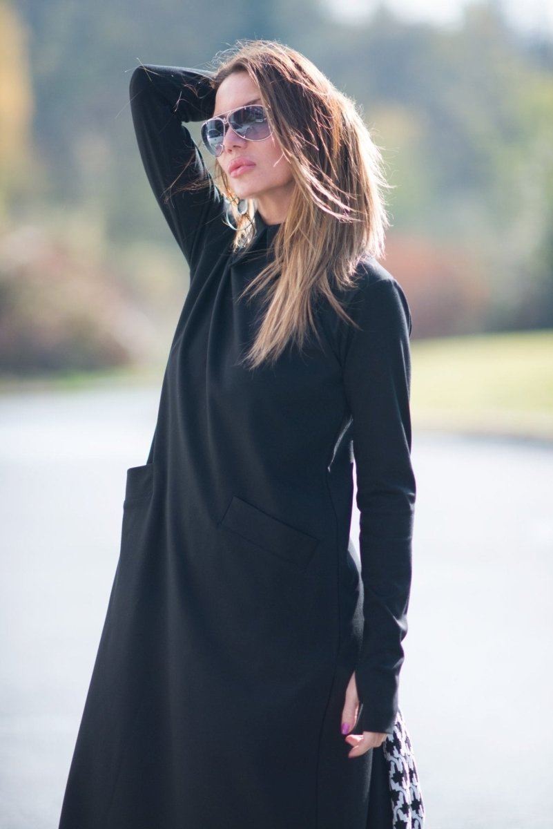 Winter Turtleneck Dress ROSA BF - EUG Fashion