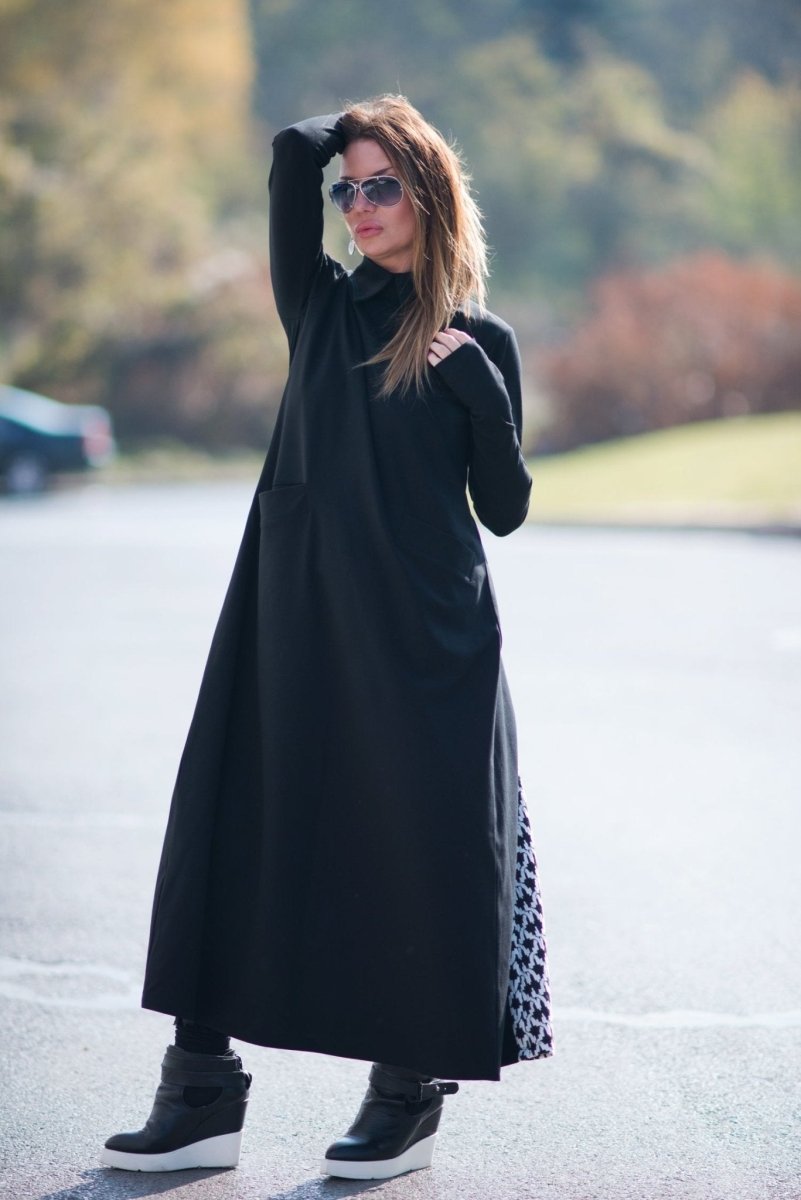 Winter Turtleneck Dress ROSA BF - EUG Fashion