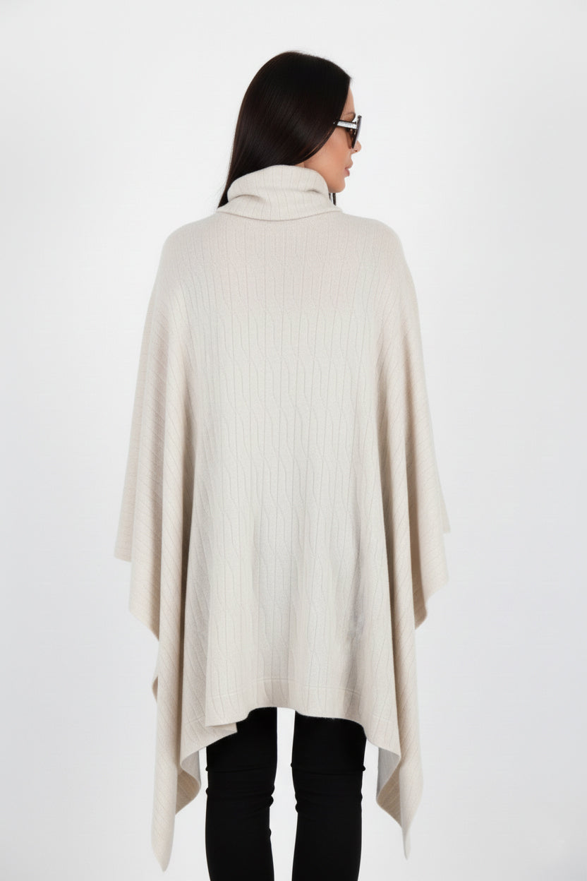 Knitted Poncho - Eva