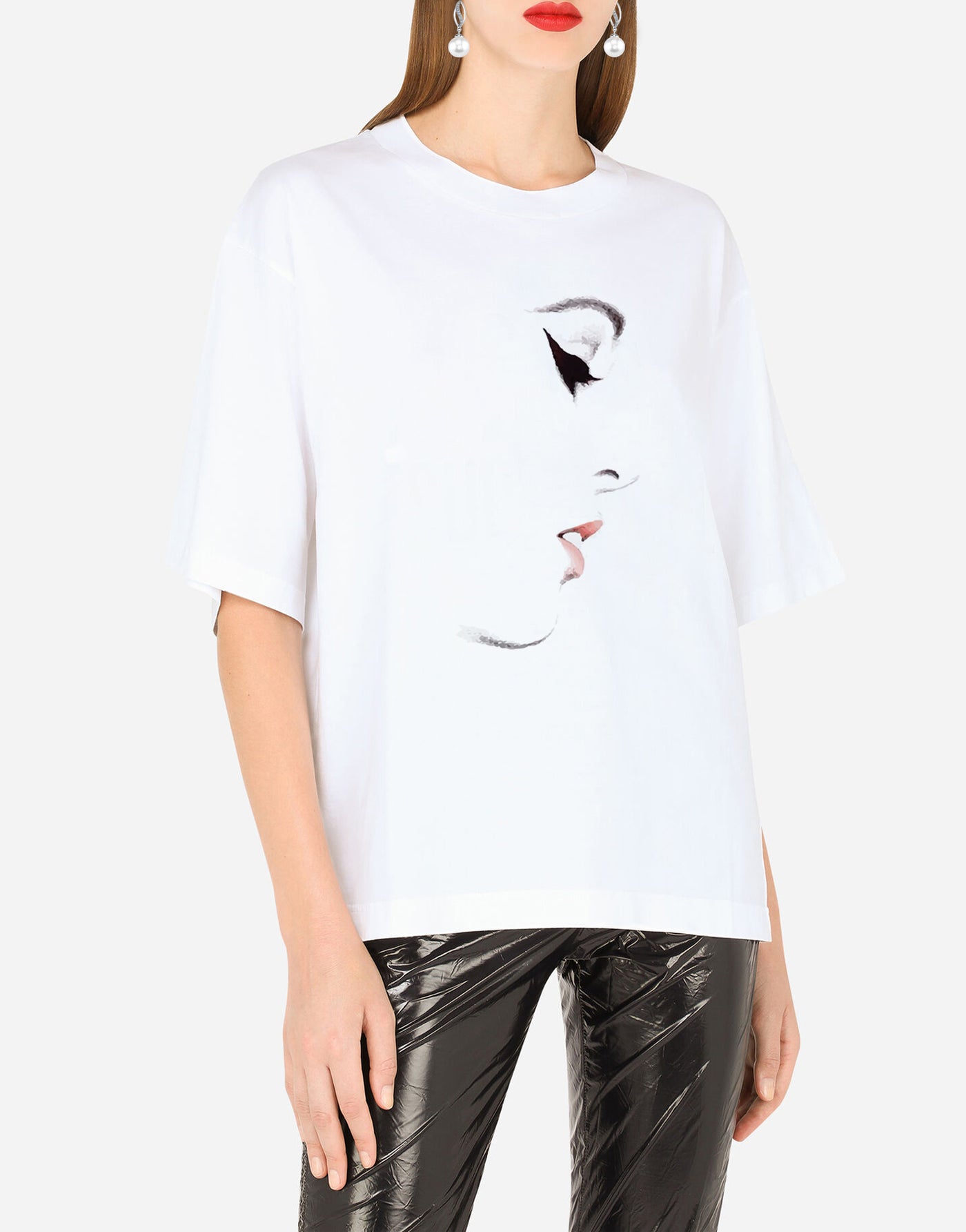 Woman Face Premium T-Shirt EugFashion 