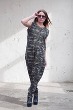 harem camouflage jumpsuit