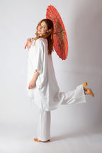 Two-Piece Linen Outfit - Dorothy