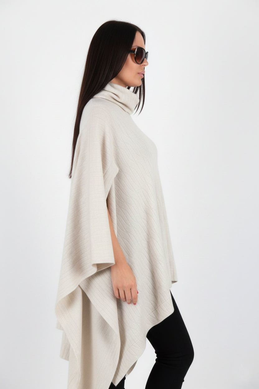 Knitted Poncho - Eva