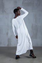 White long cotton dress Benita — EUG Fashion #white
