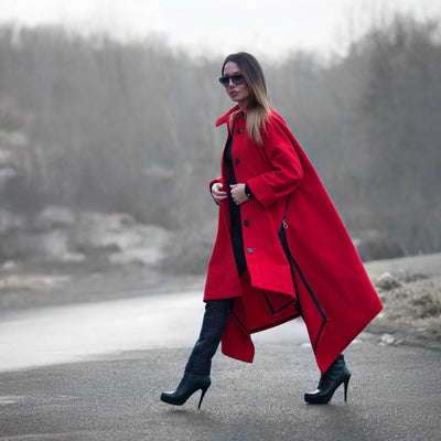 Women Loose Winter Coat FEDERICA - EUG Fashion EugFashion 