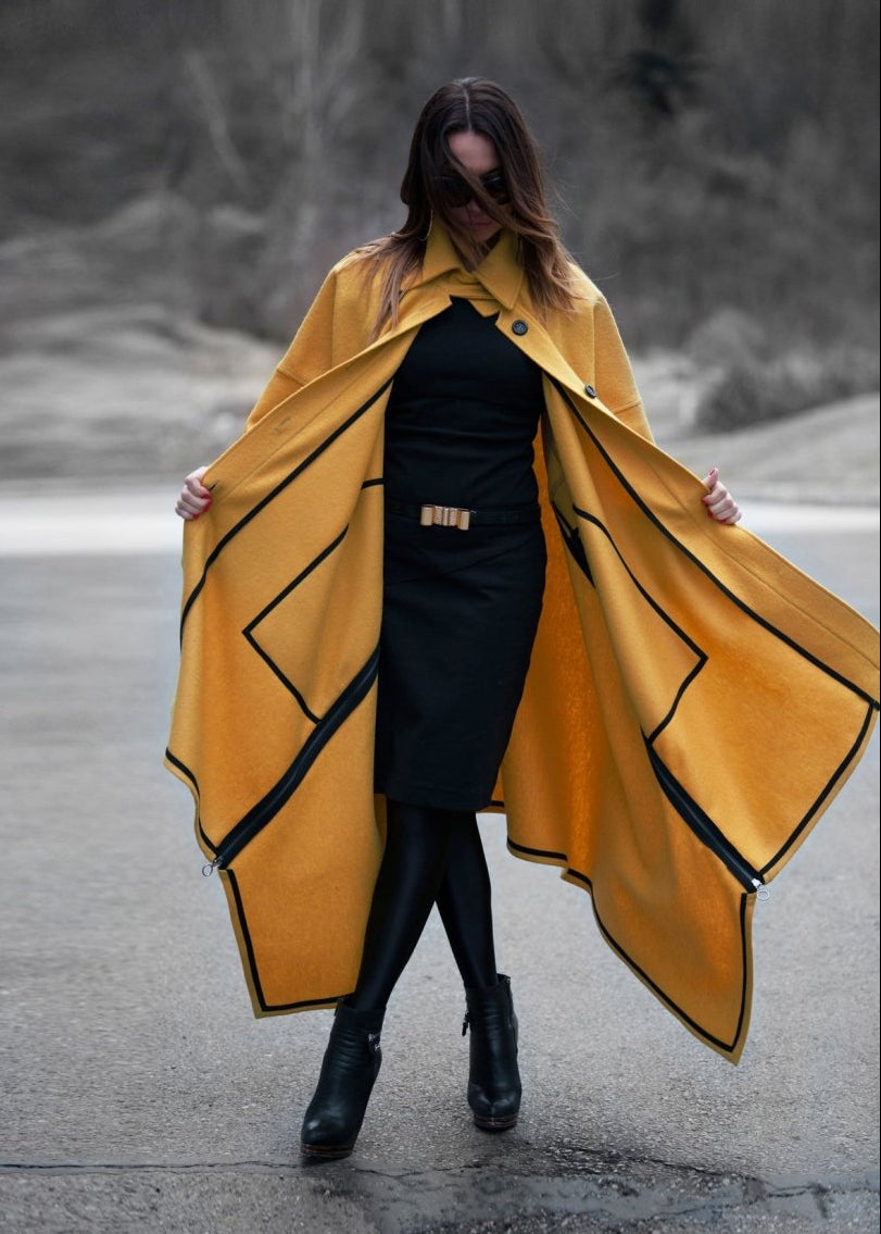 Women Maxi Coat FEDERICA - EUG Fashion