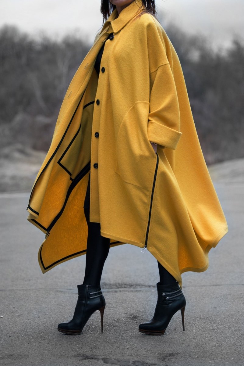 Women Maxi Coat FEDERICA - EUG Fashion