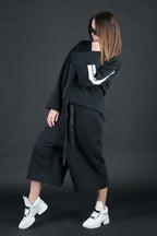 Women Wide Terry Pants NANCY - EUG Fashion