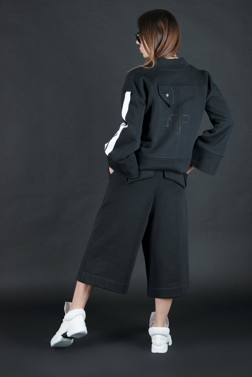 Women Wide Terry Pants NANCY - EUG Fashion