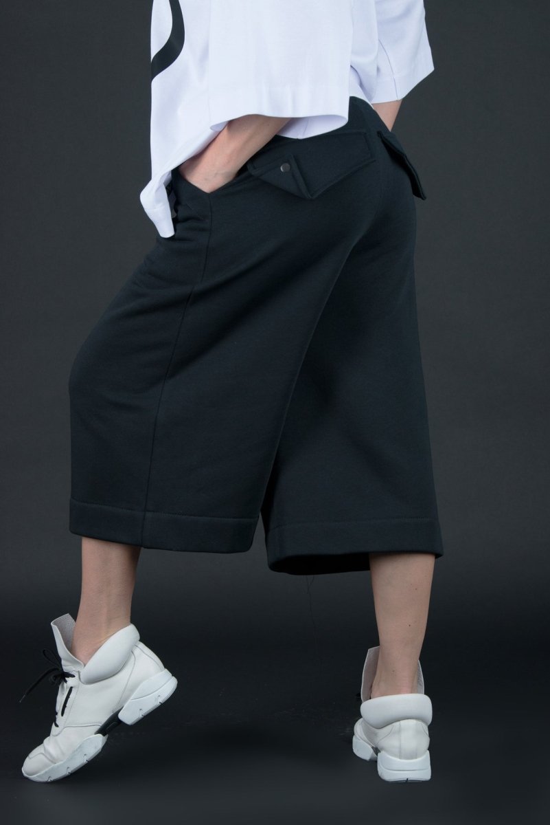 Women Wide Terry Pants NANCY - EUG Fashion