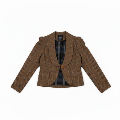 Women's Plaid Jacket Estella - EUG Fashion EugFashion 