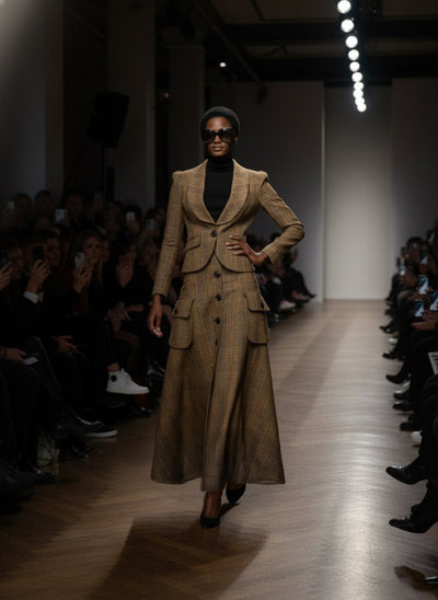 Women's Plaid Jacket Estella - EUG Fashion EugFashion 