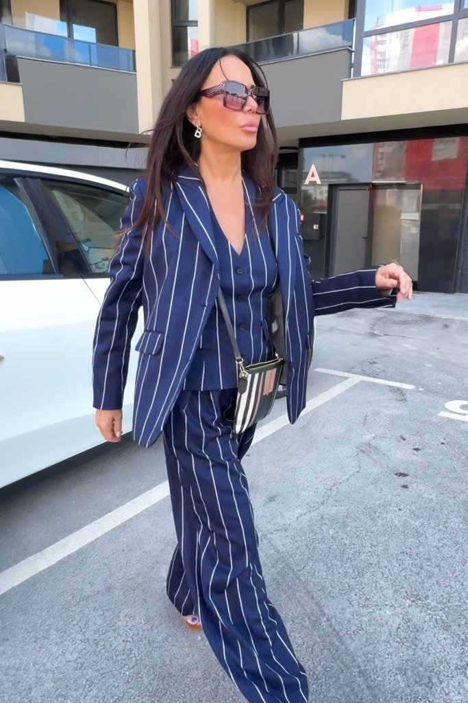 Women's Striped pants YAMAS - EUG Fashion