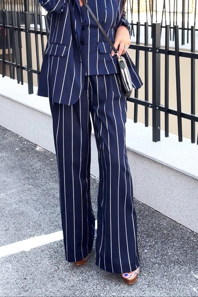 Women's Striped pants YAMAS - EUG Fashion