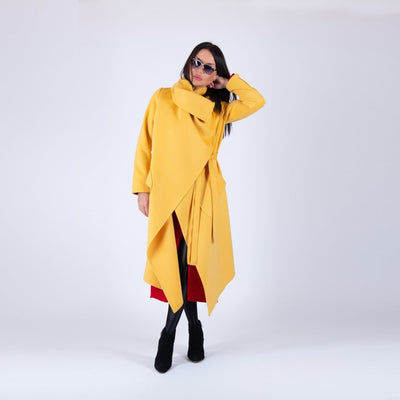 Yellow Coat VICTORIA - EUG Fashion EugFashion 