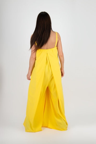 Yellow Off Shoulders Jumpsuit TALIA - EUG Fashion EugFashion 