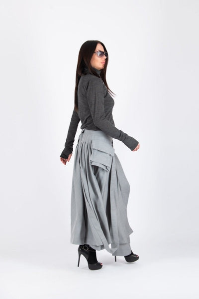 ZEFIRA Asymmetrical Long Skirt - EUG Fashion EugFashion 