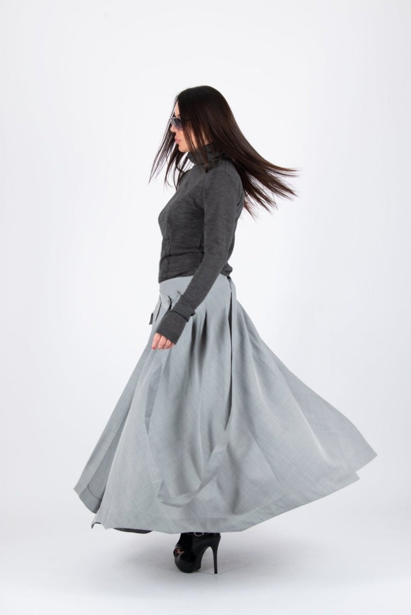 ZEFIRA Asymmetrical Long Skirt - EUG Fashion EugFashion 