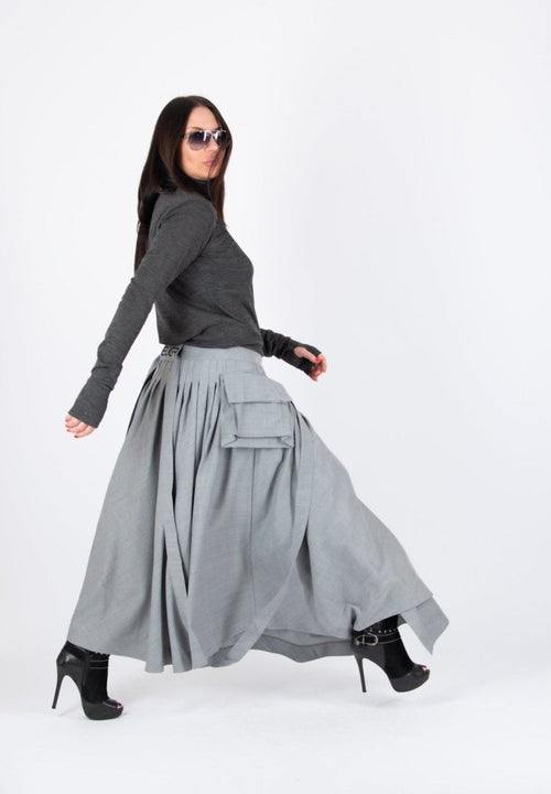 ZEFIRA Asymmetrical Long Skirt - EUG Fashion