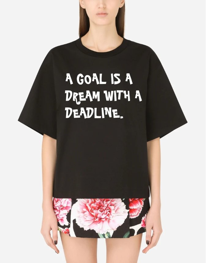 A Goal Is a Dream Premium T-shirt EugFashion 