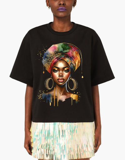 African Woman print T-shirt - EUG FASHION EugFashion 