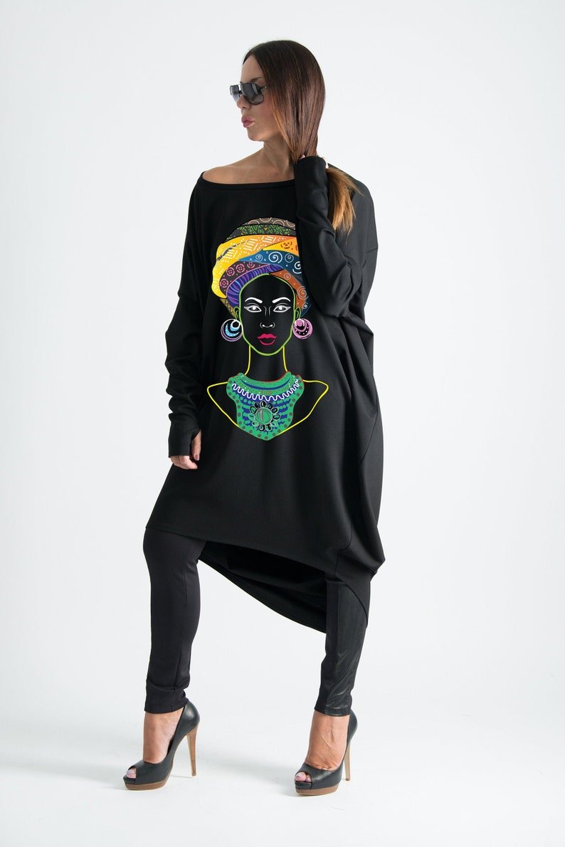 African Woman Printed Tunic MONIKA - EUG FASHION EugFashion 