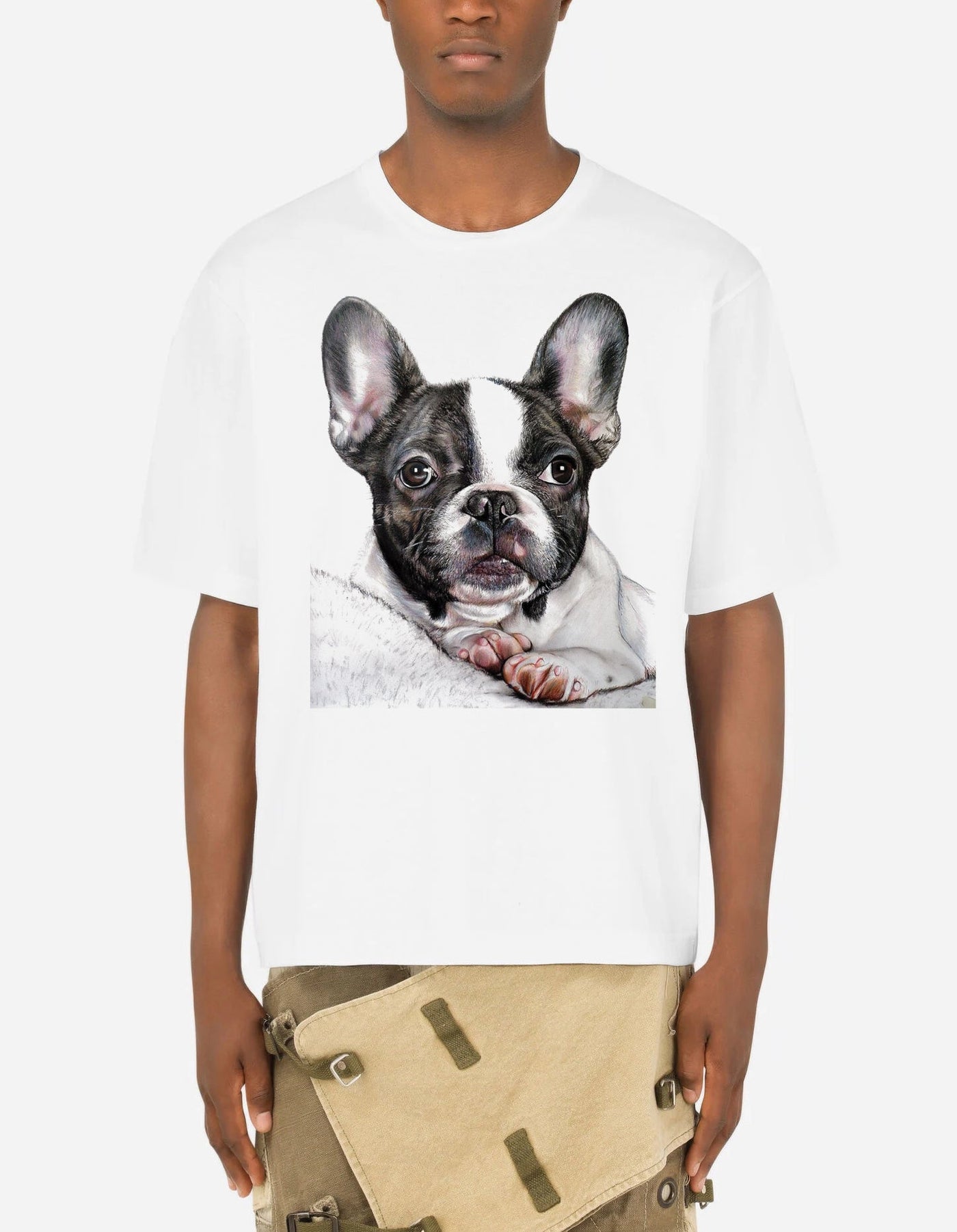 Animal Art Dog Cotton T-shirt EugFashion 
