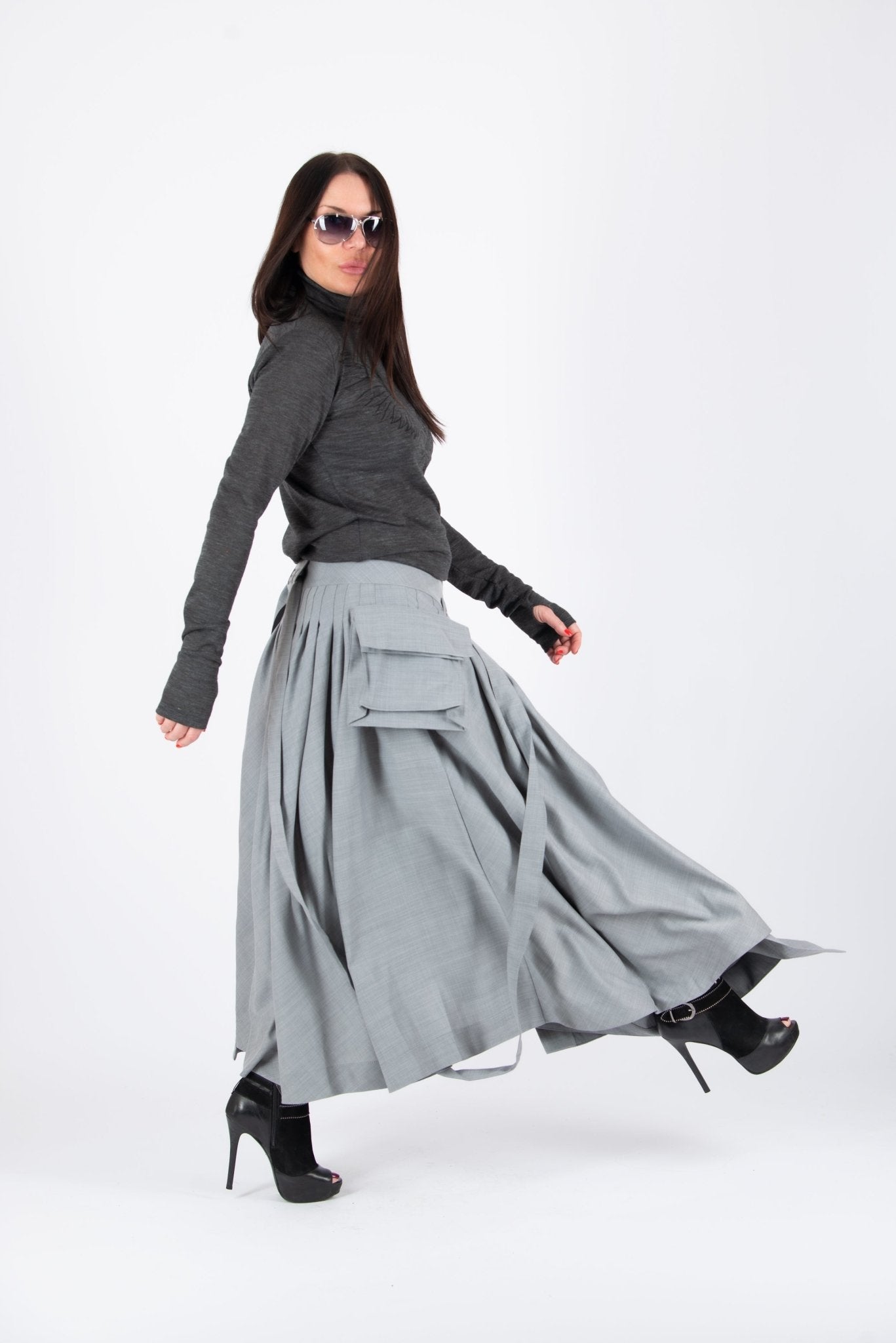 Asymmetrical Long Skirt Zefira - EUG FASHION EugFashion 