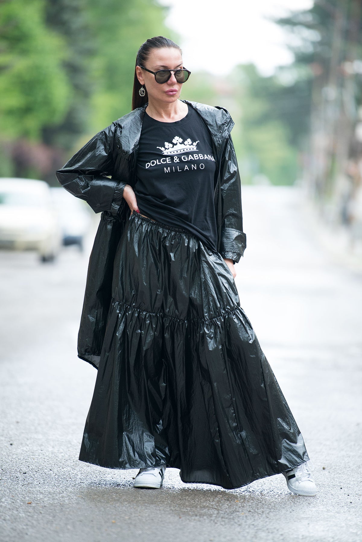Black Stylish Skirt EUGF - EUG FASHION EugFashion 