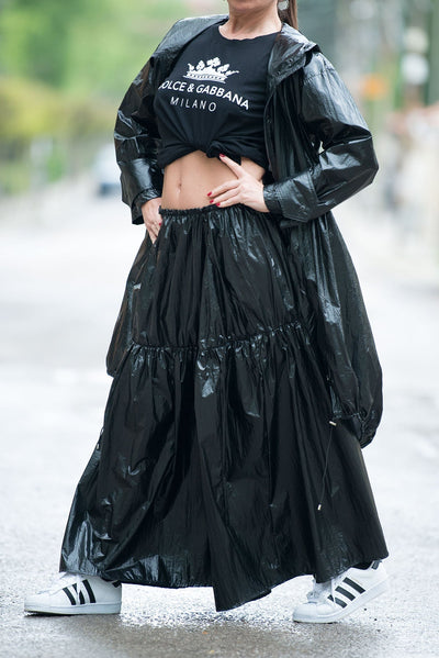 Black Stylish Skirt EUGF - EUG FASHION EugFashion 