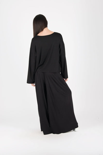 Black Two pieces Jersey Outfit NANA - EUG FASHION EugFashion 