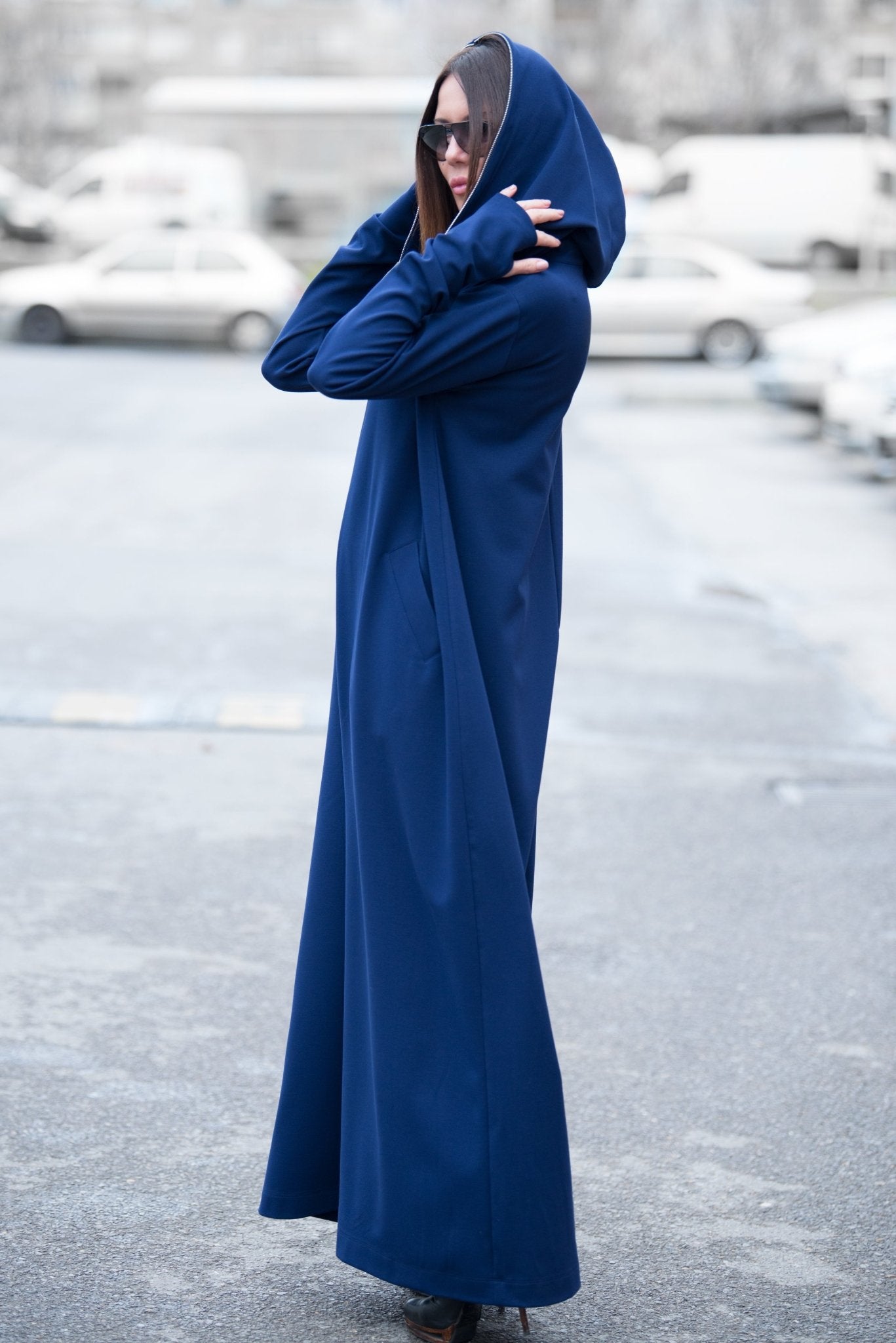 Cotton Hooded Jumpsuit EVIAN - EUG FASHION EugFashion 