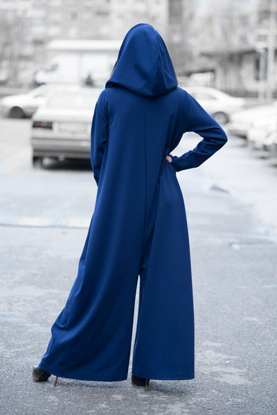 Cotton Hooded Jumpsuit EVIAN - EUG FASHION EugFashion 