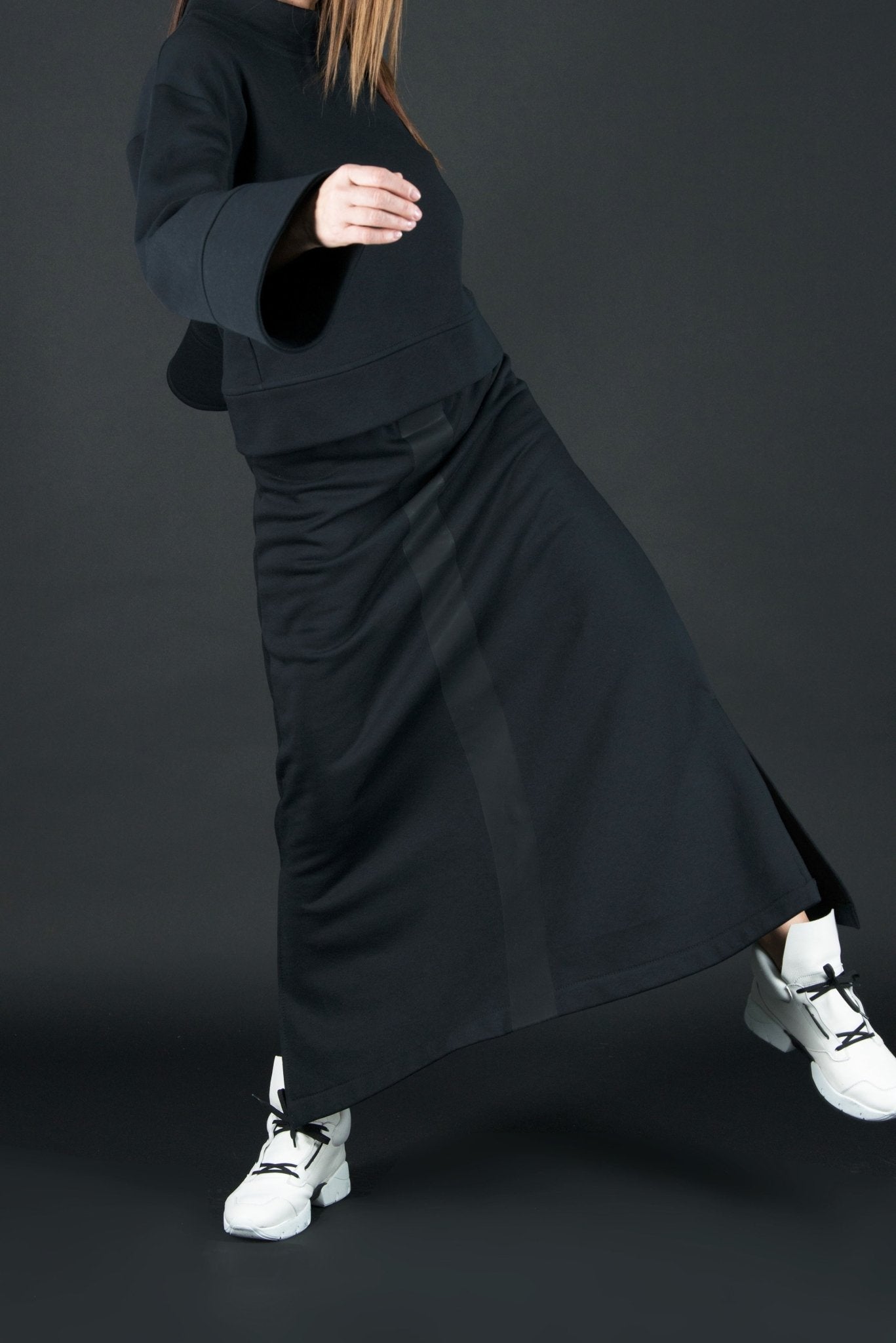 Cotton Long Sport Skirt Amika - EUG FASHION EugFashion 