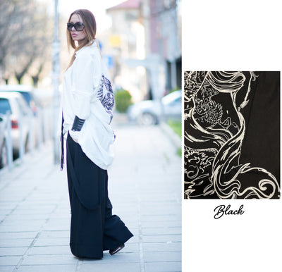 Cotton Print Shirt Angel - EUG FASHION EugFashion 