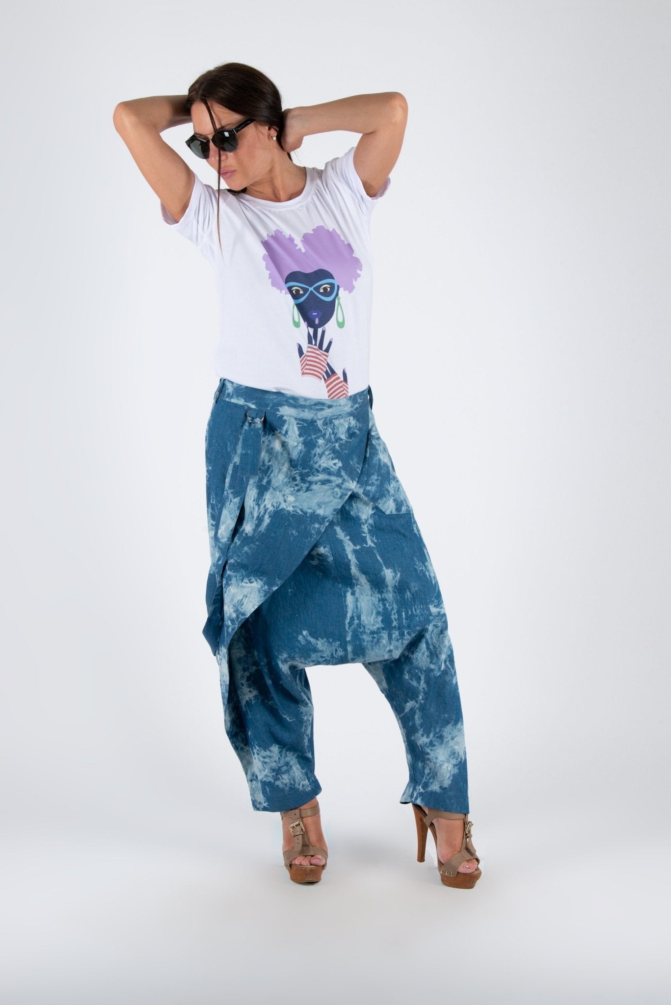 Drop Crotch Pants Lesila SALE - EUG Fashion