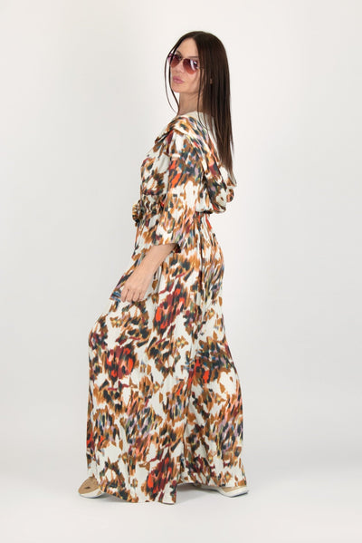 Elegant Hooded Jumpsuit REGINA - EUG FASHION EugFashion 