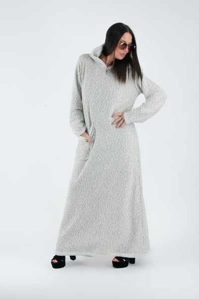 Long Hooded Winter Dress LINDA SALE EugFashion 