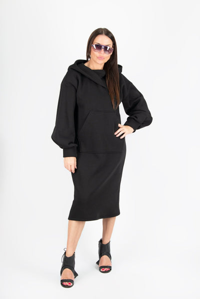 Hooded Dress SOFIA - EUG FASHION EugFashion 