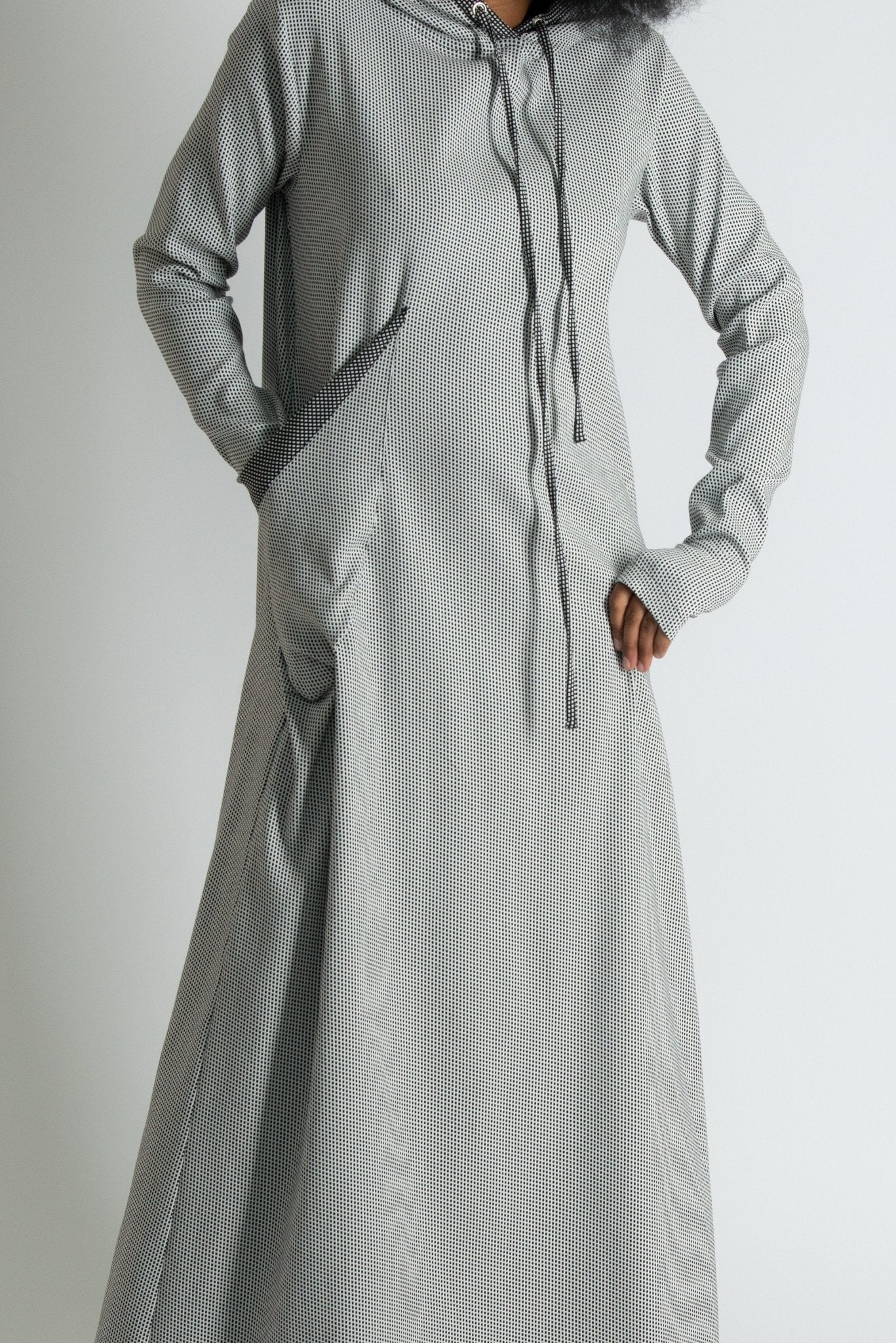 Hooded Dress ZINA - EUG FASHION EugFashion 