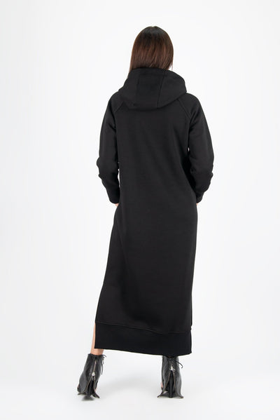 Hooded Sweatshirt Dress SUZANA - EUG FASHION EugFashion 