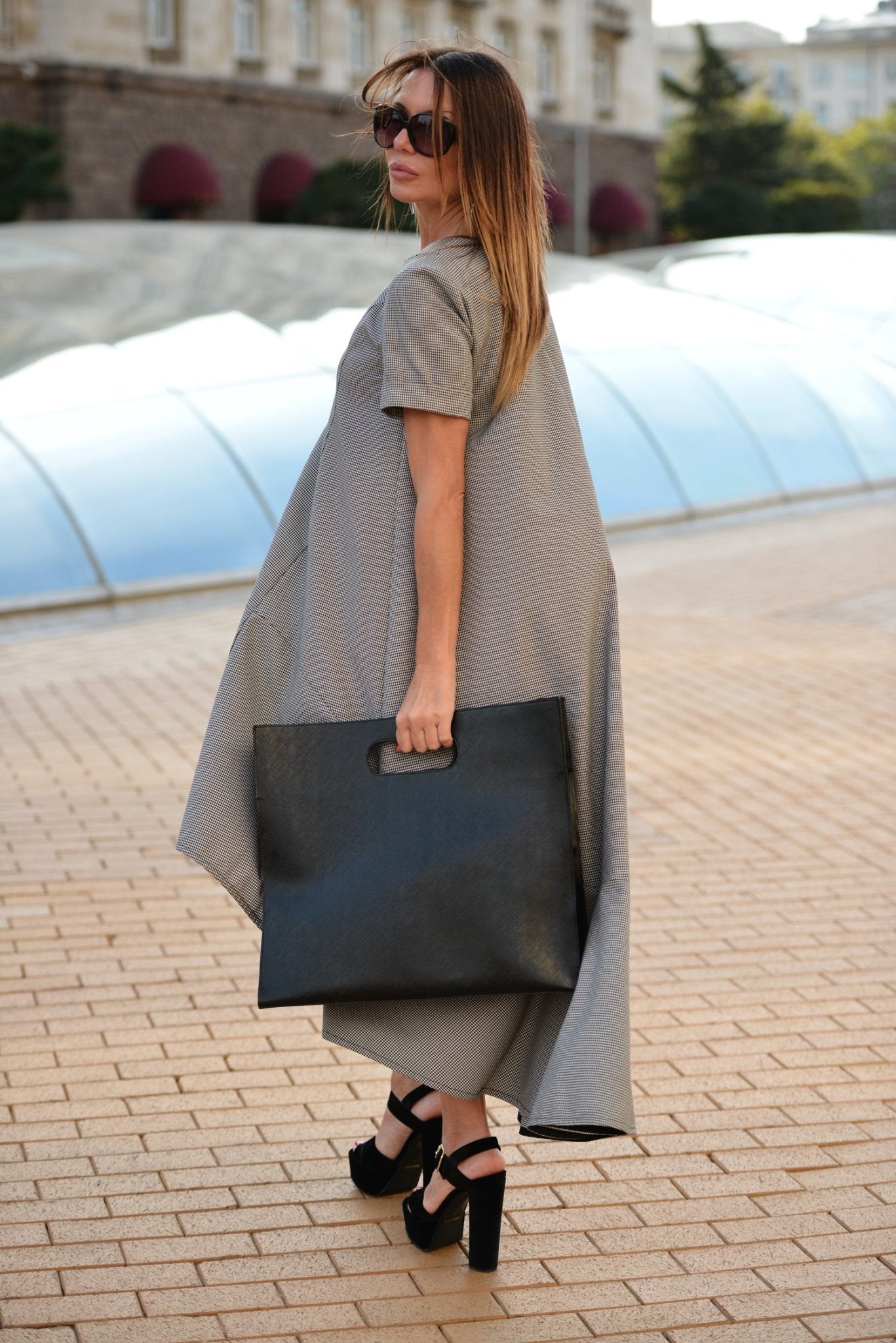 Leather Tote Fashion Bag PENELOPE - EUG FASHION EugFashion 