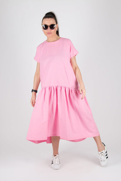 Linen Dress BRIANNA - EUG FASHION EugFashion 